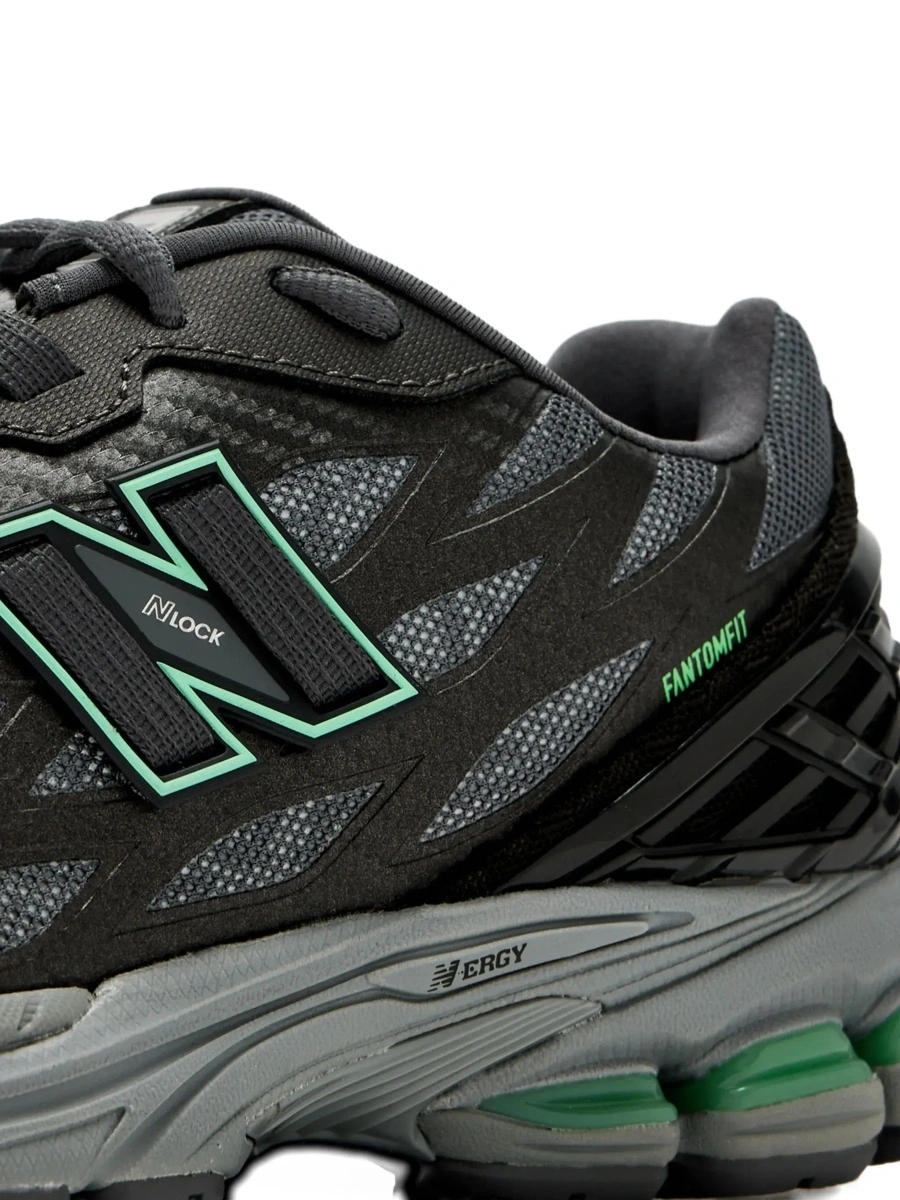 Sneakers New Balance '1906R' gri din fibra sintetica - Img 6