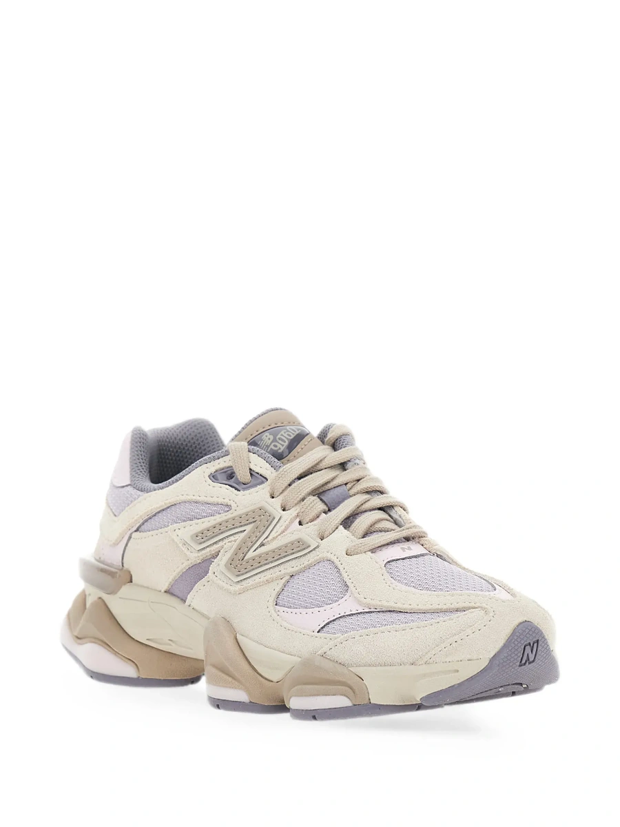 Sneakers New Balance '9060' roz din textil si piele - Img 5