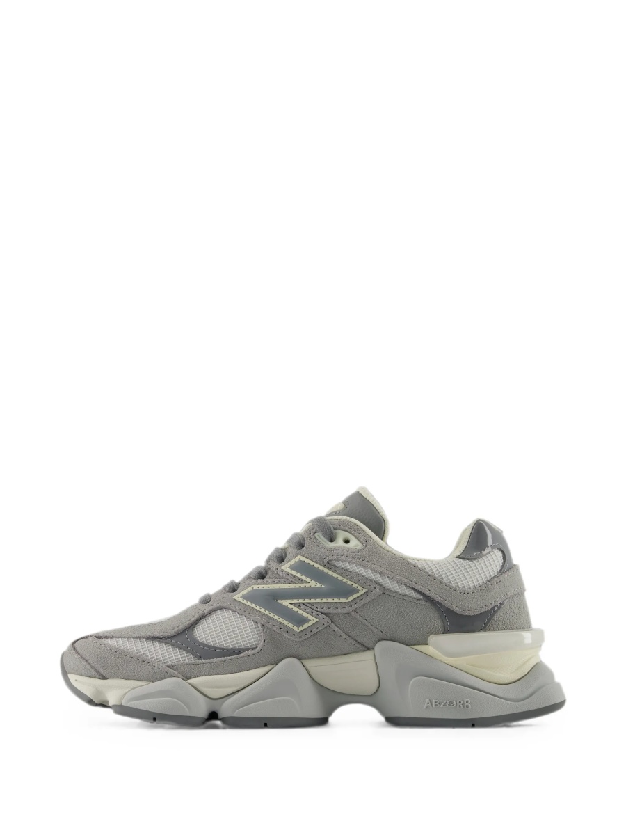 Sneakers New Balance 990 gri din plasa si piele - Img 5