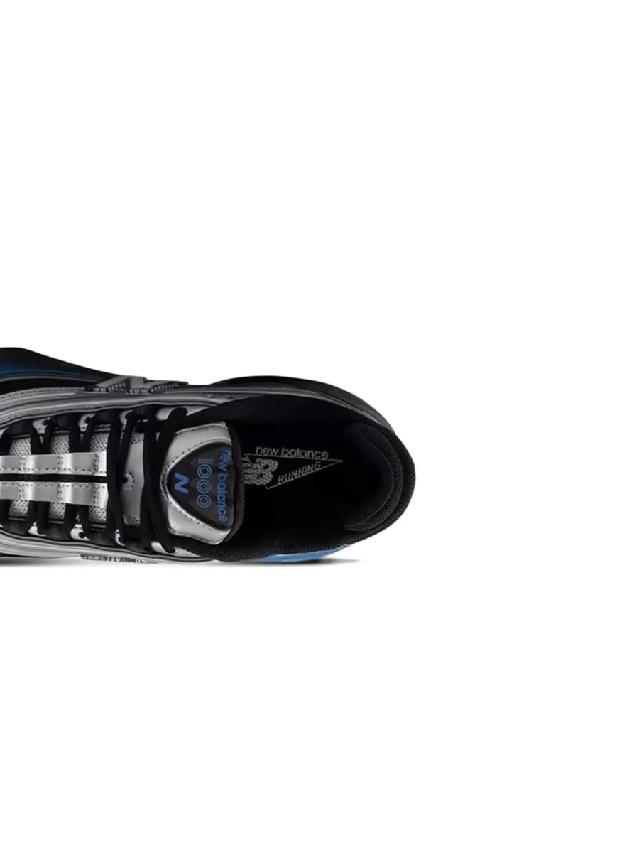 Sneakers New Balance albastri din poliuretan si material textil - Img 2