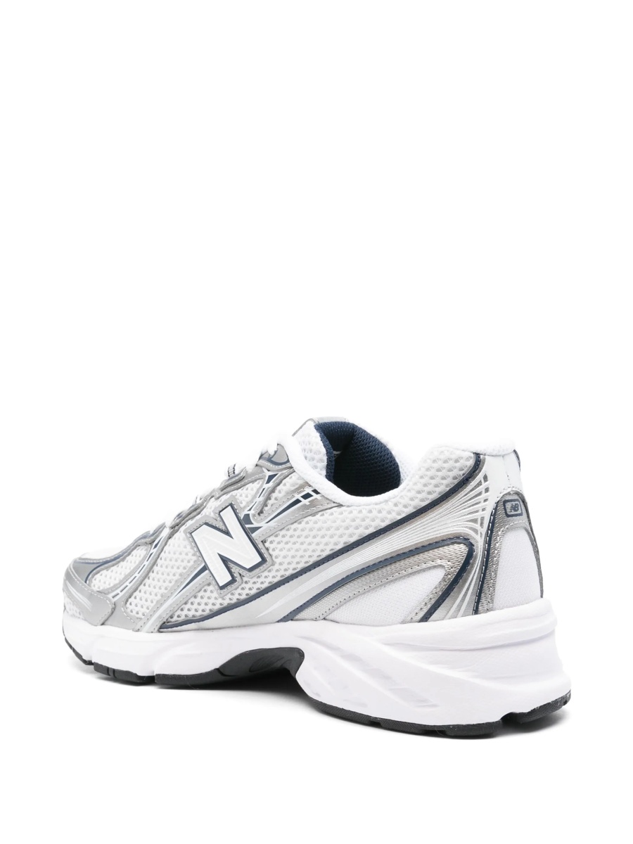 Sneakers New Balance albi din material textil - Img 3