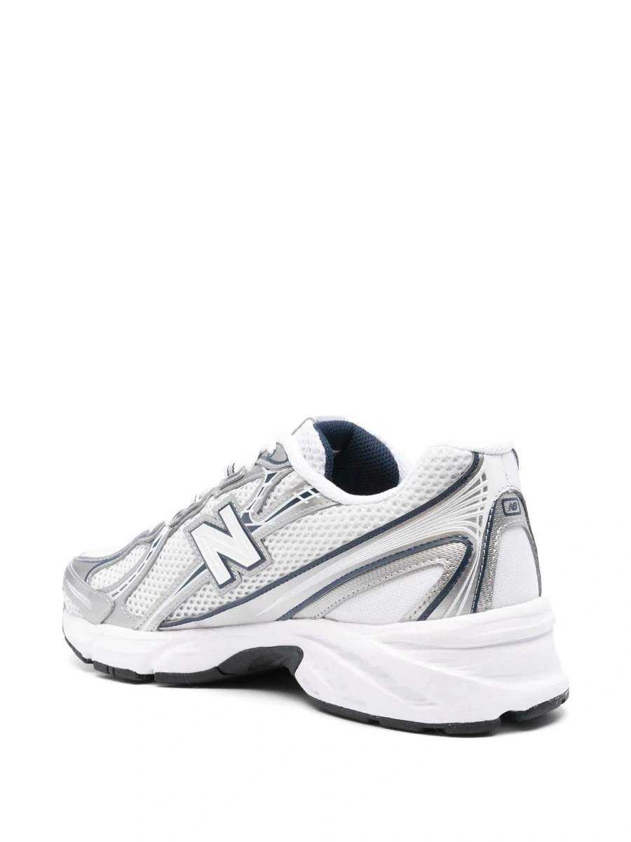 Sneakers New Balance albi din material textil - Img 3