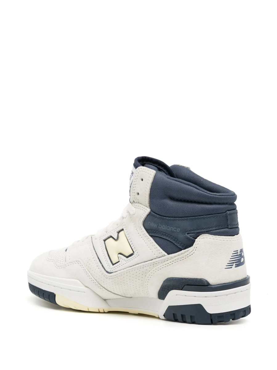 Sneakers New Balance albi din piele - Img 3
