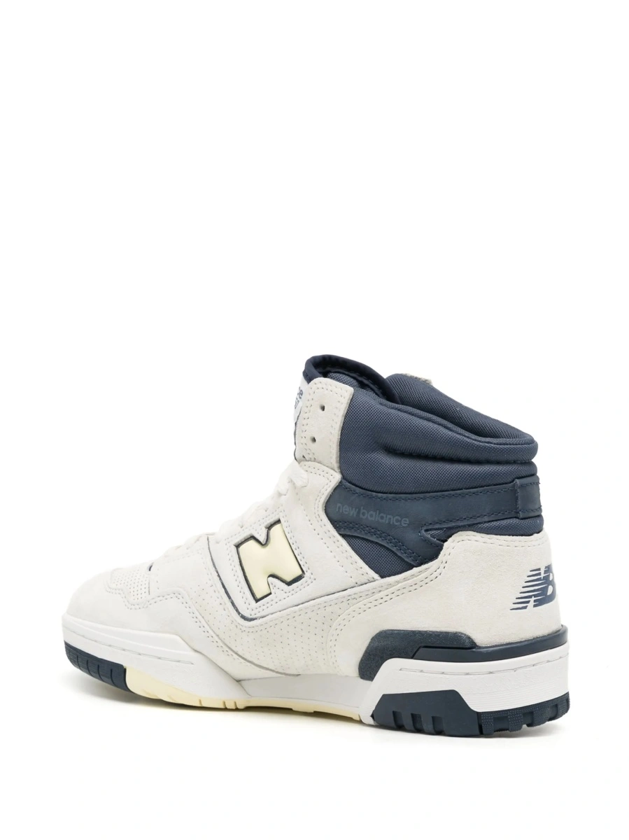 Sneakers New Balance albi din piele - Img 3