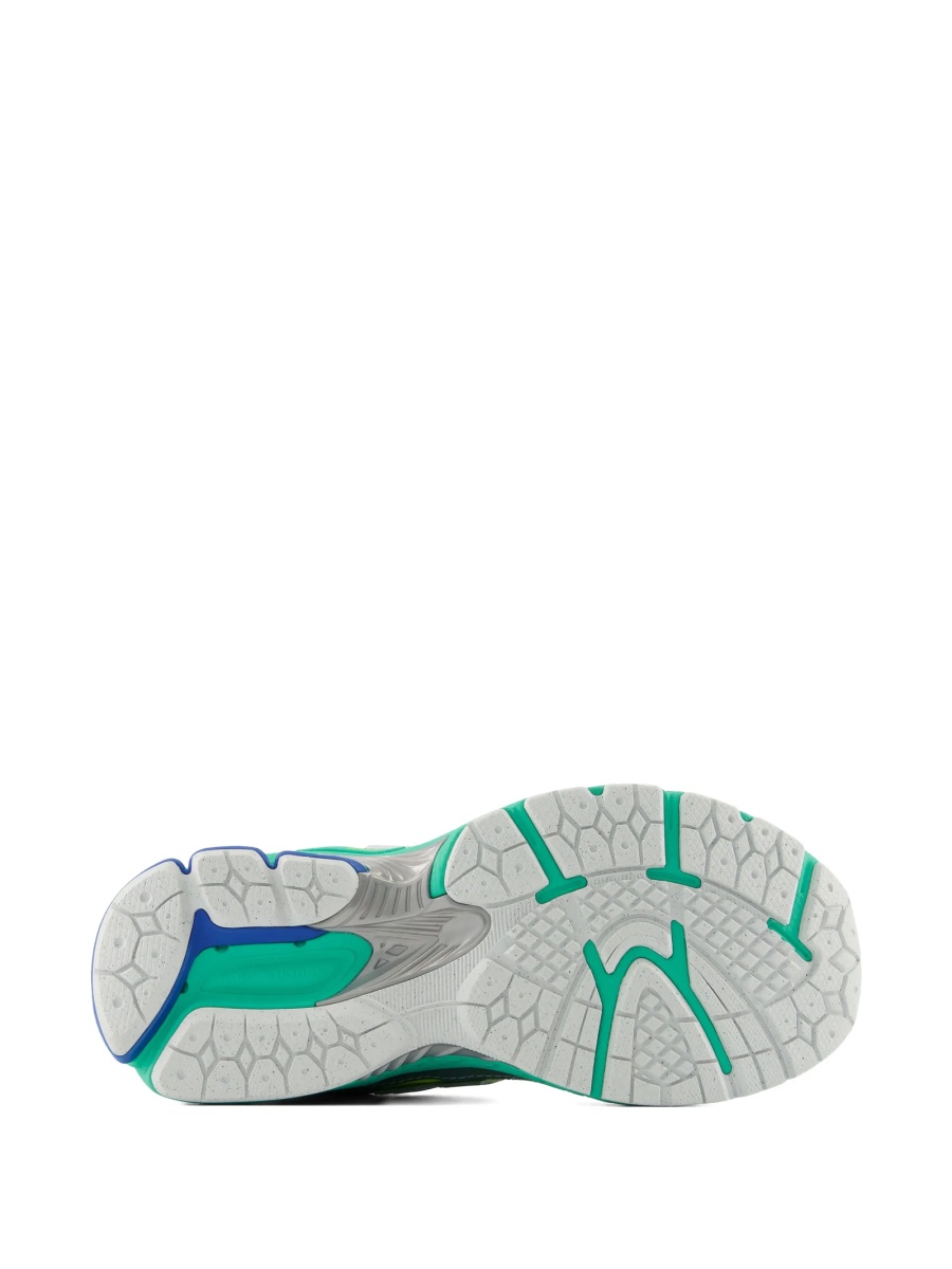 Sneakers New Balance Kids verzi din poliuretan si plasa - Img 3