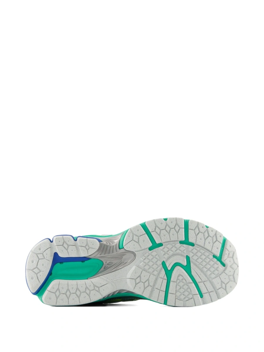 Sneakers New Balance Kids verzi din poliuretan si plasa - Img 3