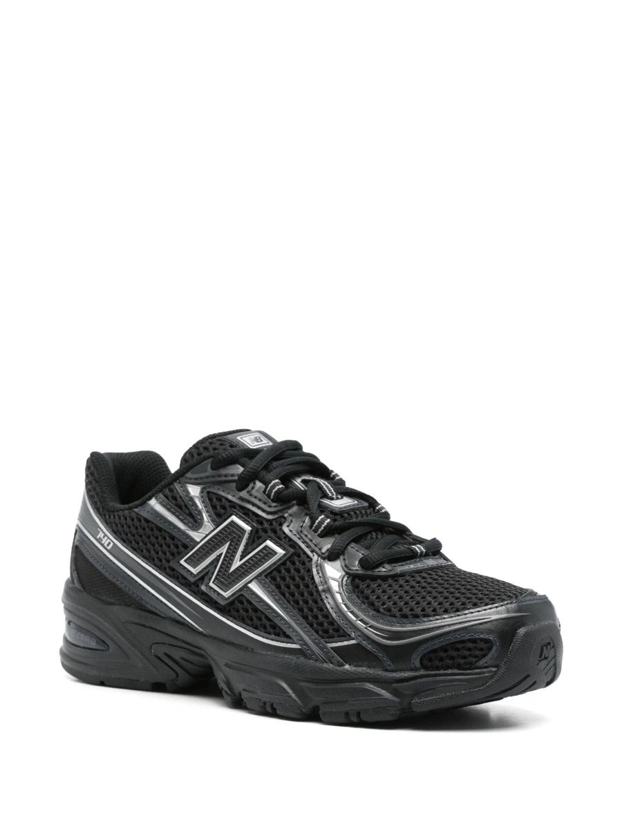 Sneakers New Balance negri din material textil si polyester - Img 2