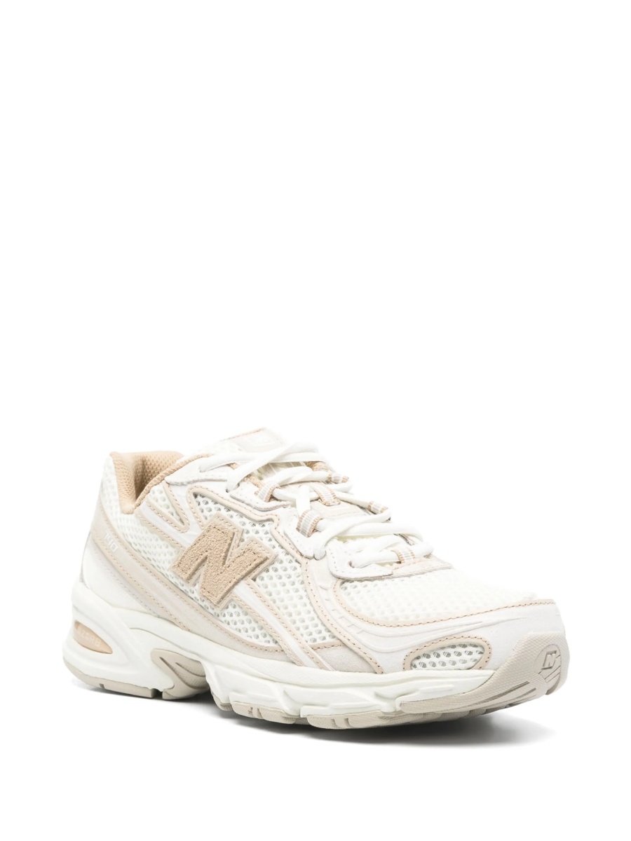 Sneakers New Balance neutri din piele intoarsa si material textil - Img 2