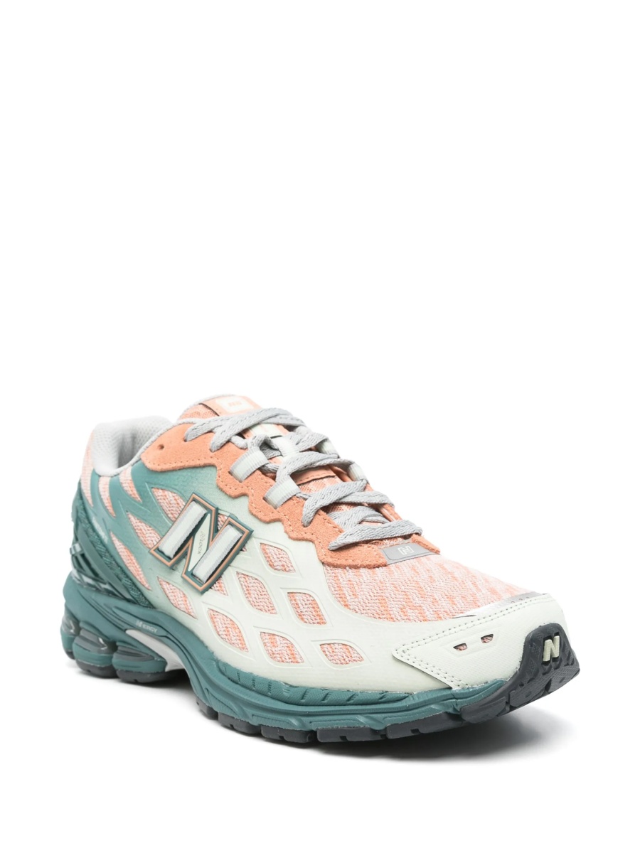 Sneakers New Balance verzi din material textil si poliuretan - Img 2