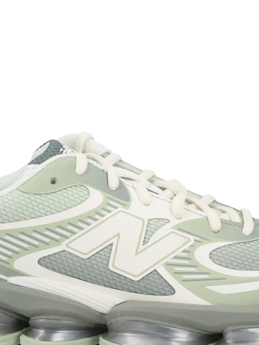 Sneakers New Balance verzi din material textil - Img 2