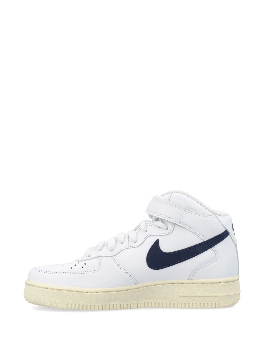 Sneakers Nike air force 1 albi din piele - Img 4