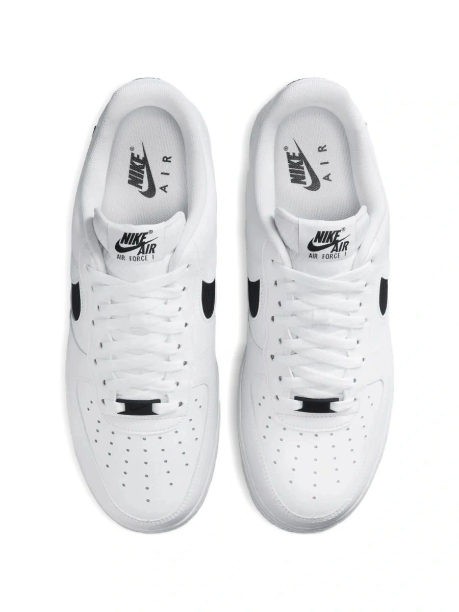 Sneakers Nike air force 1 albi din piele - Img 2