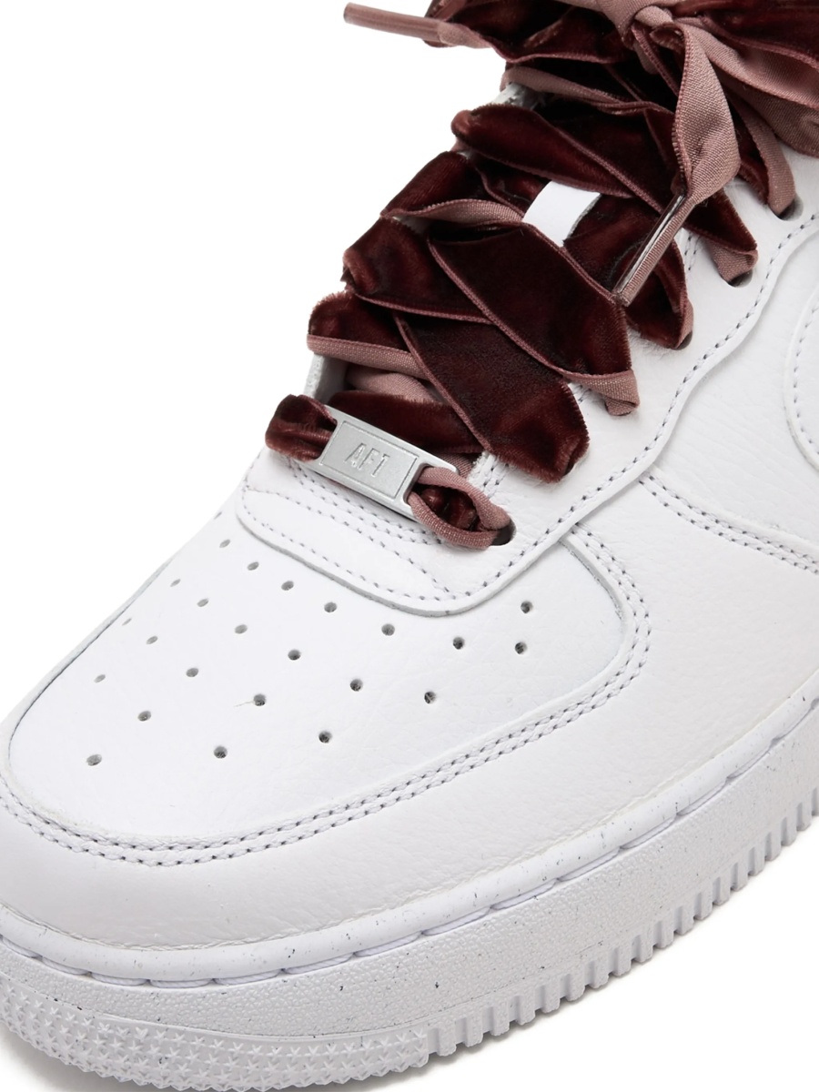 Sneakers Nike air force 1 albi din piele - Img 4