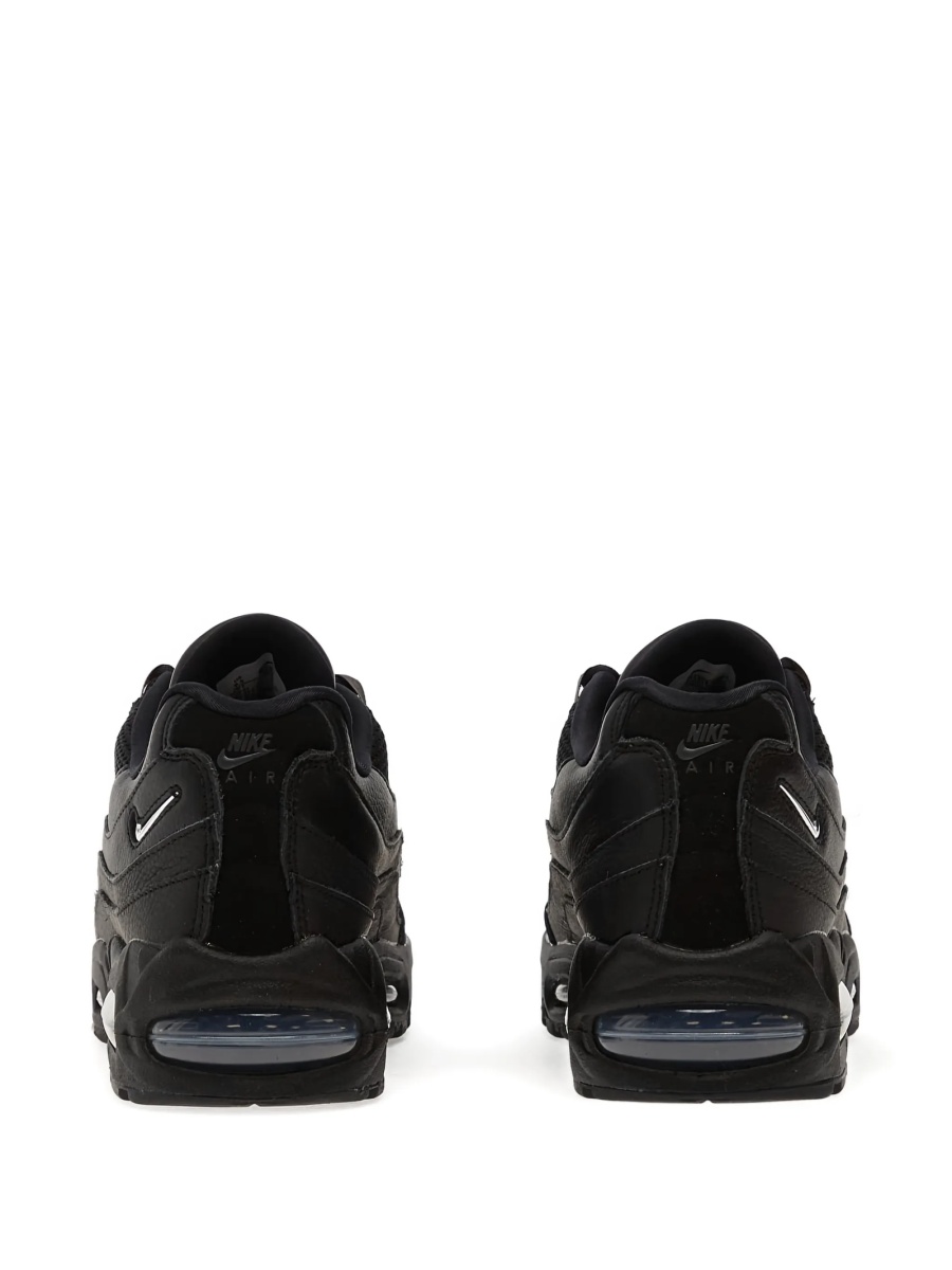 Sneakers Nike air max negri din material textil si piele - Img 3