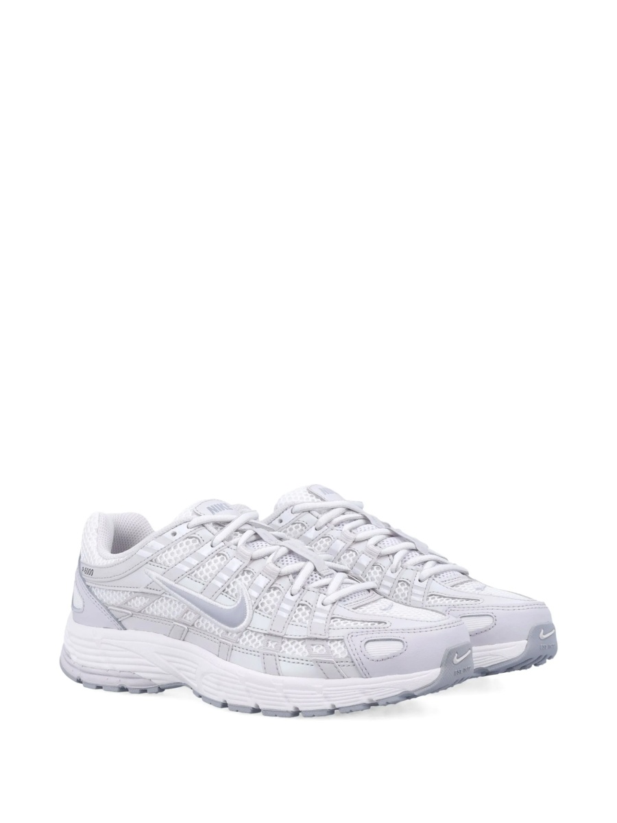 Sneakers Nike albi din piele si material textil - Img 2