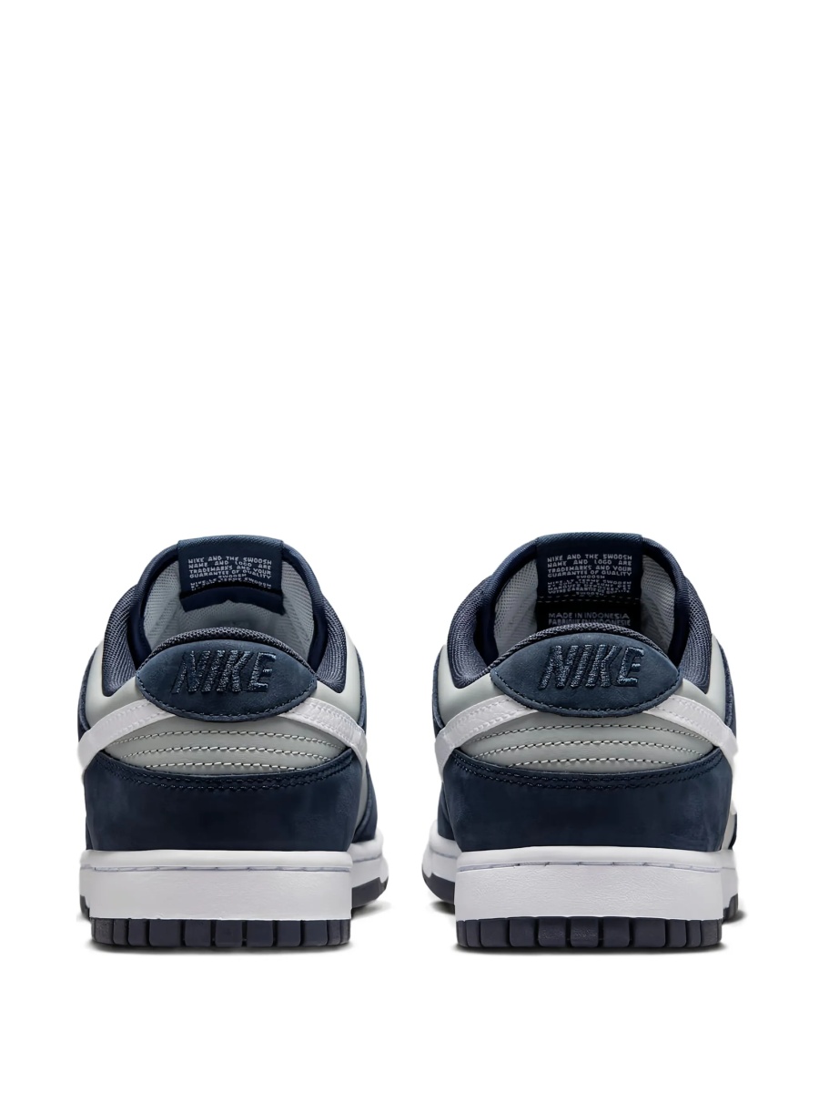 Sneakers Nike dunk albastri din piele si piele intoarsa - Img 3