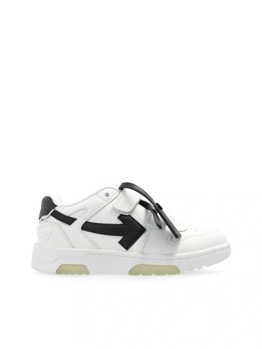 Sneakers Off-White albi din piele - Img 2
