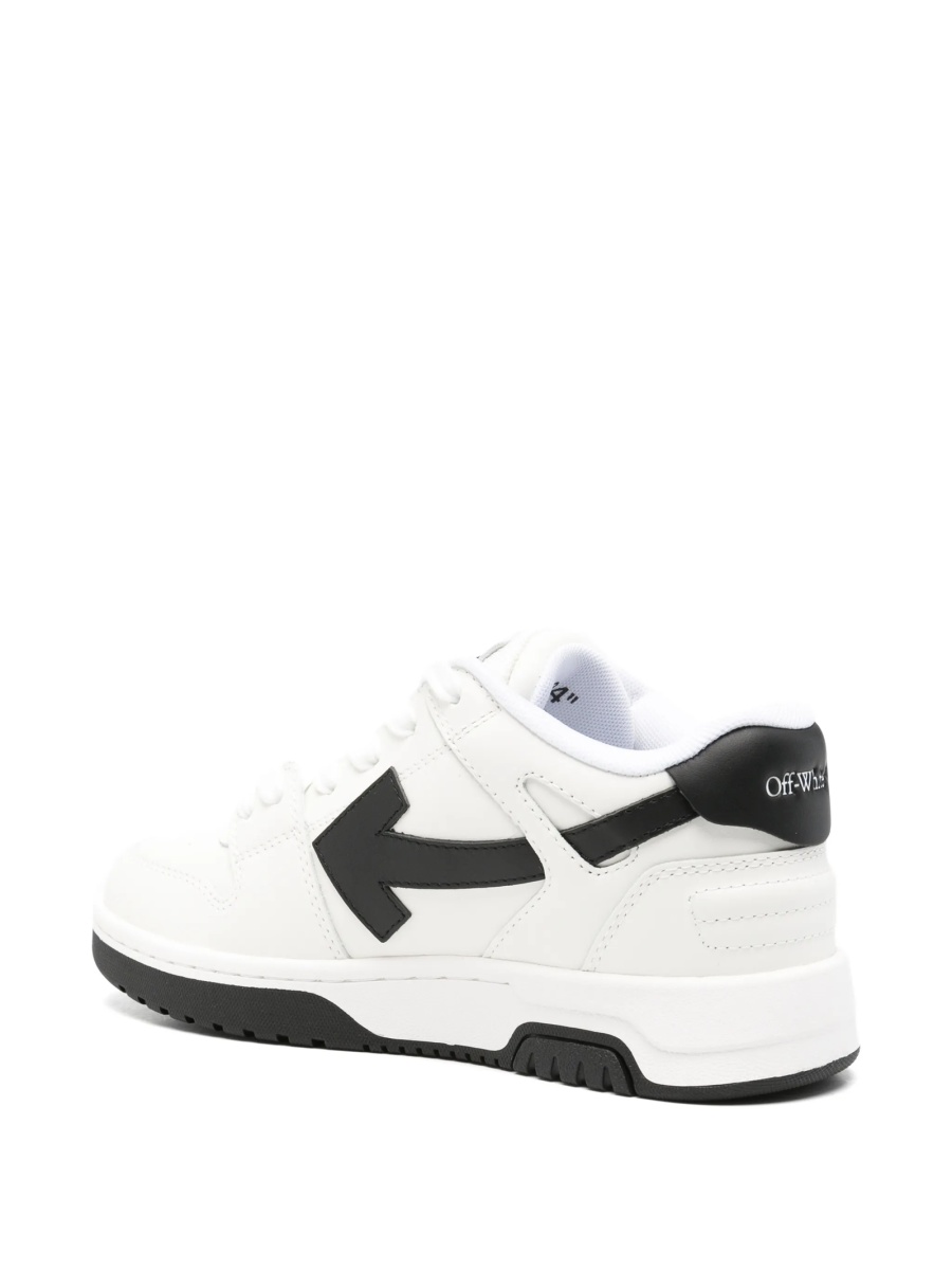 Sneakers Off-White albi din piele - Img 2