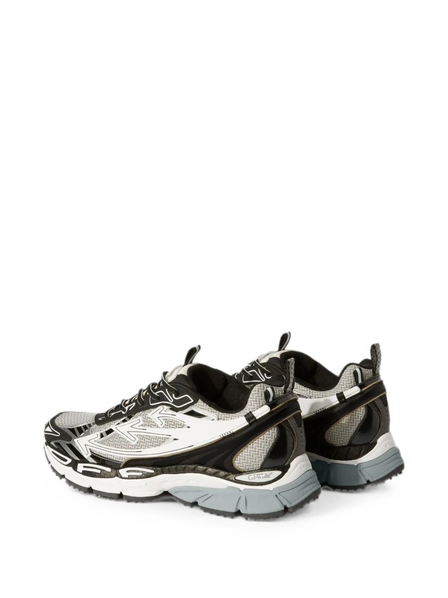 Sneakers Off-White gri din material textil - Img 4