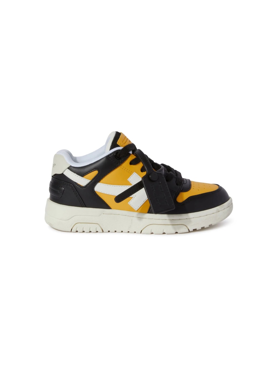 Sneakers Off-White negri din poliester reciclat si piele - Img 2