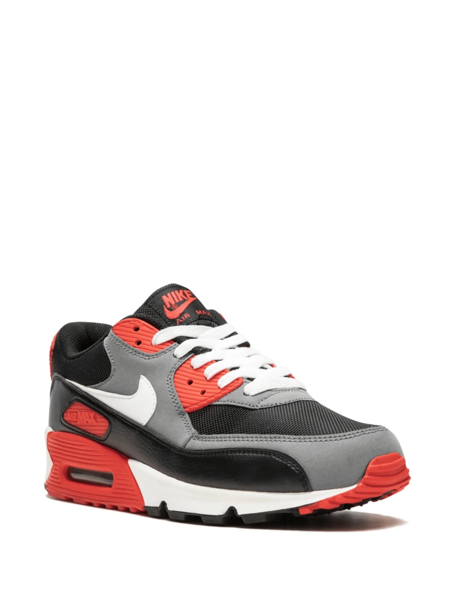 Sneakers ONE air max gri din material textil si piele - Img 2