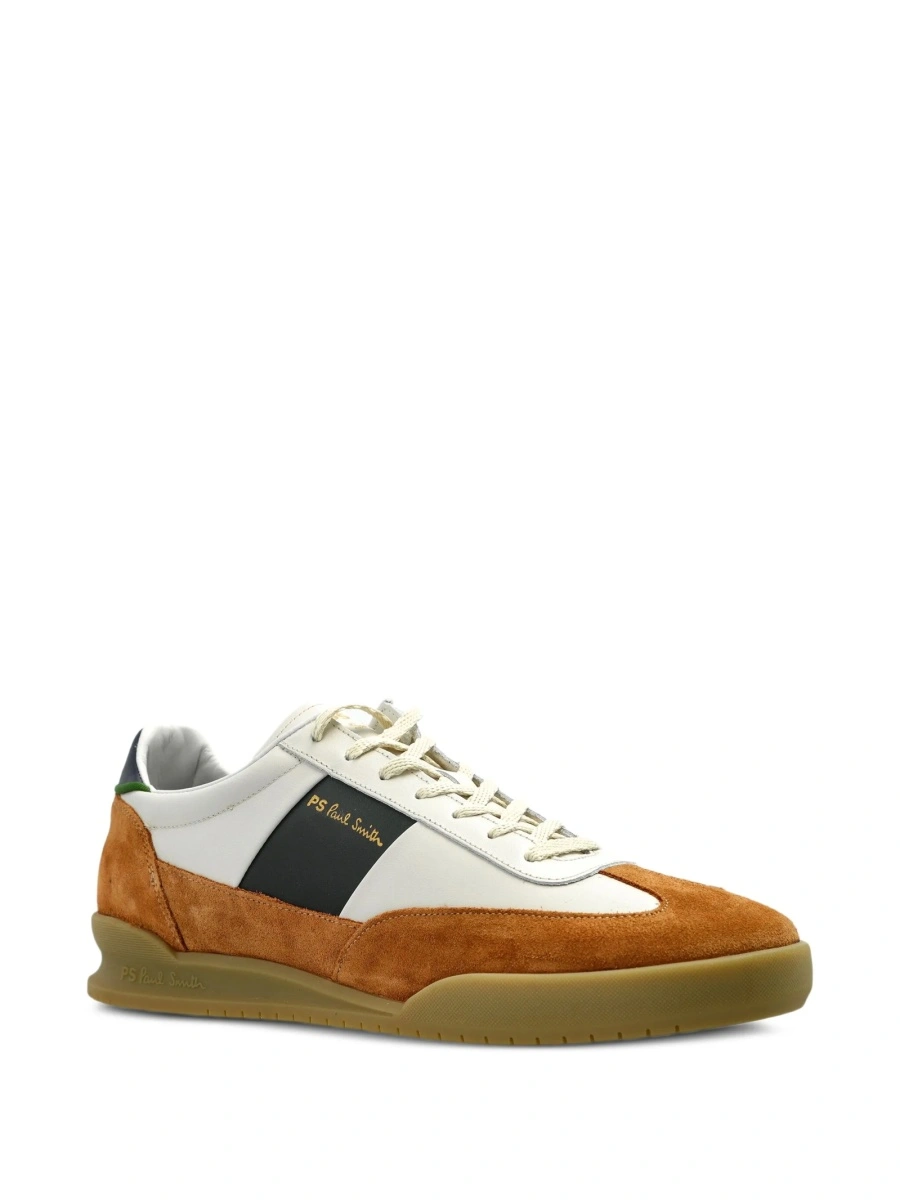 Sneakers Paul Smith neutri din piele - Img 2