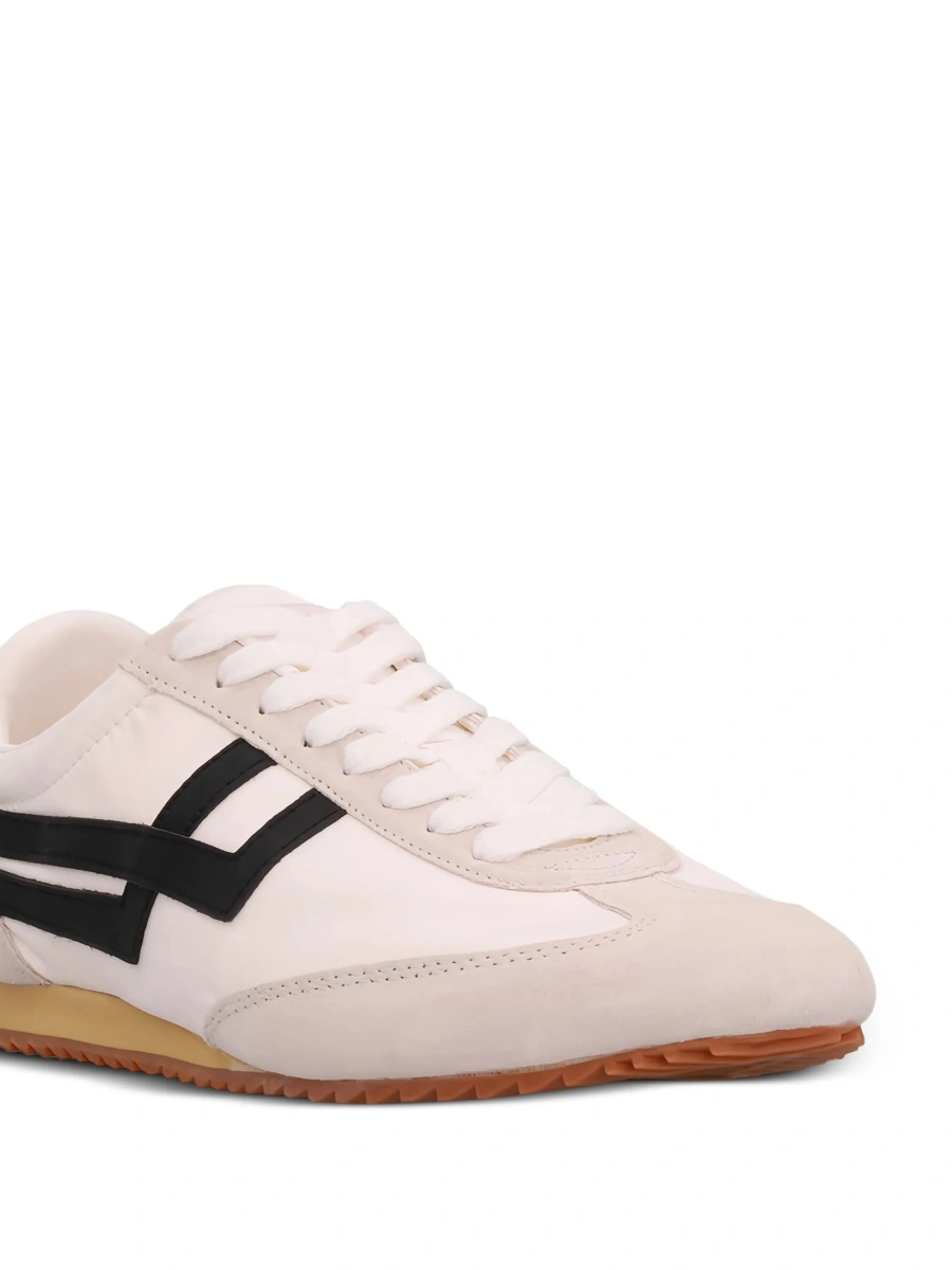 Sneakers Pro-Keds albi din nylon si piele - Img 5