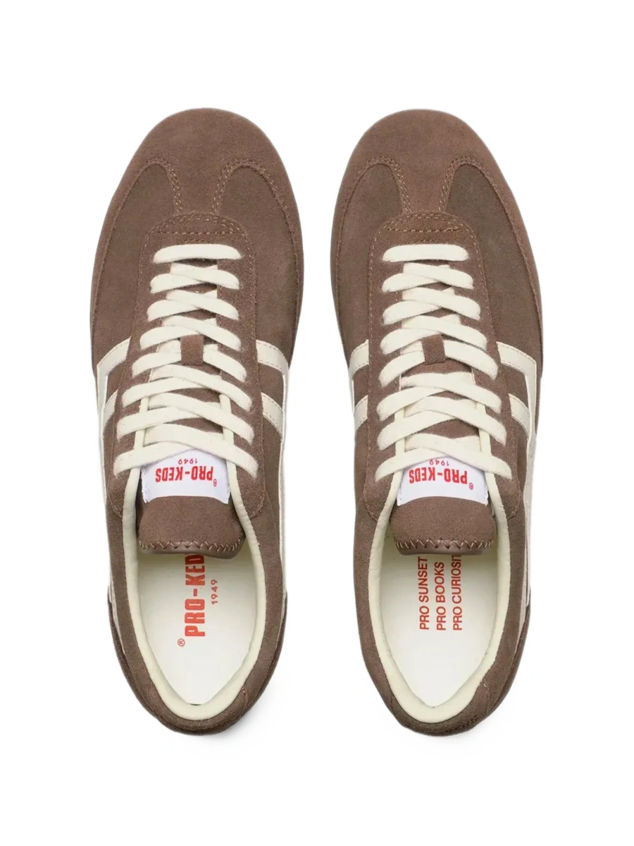 Sneakers Pro-Keds maro din piele intoarsa - Img 4