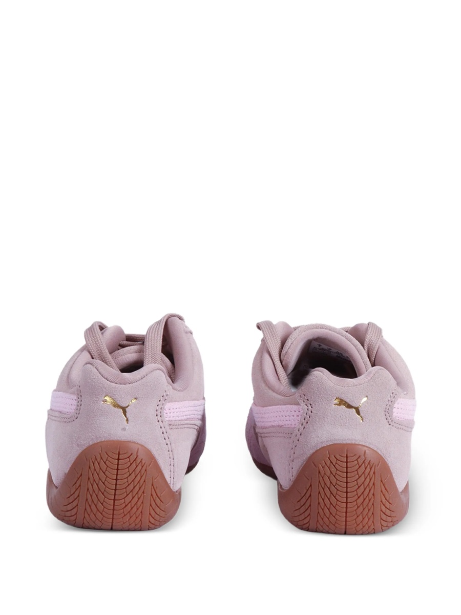 Sneakers Puma Kids roz din piele intoarsa - Img 3