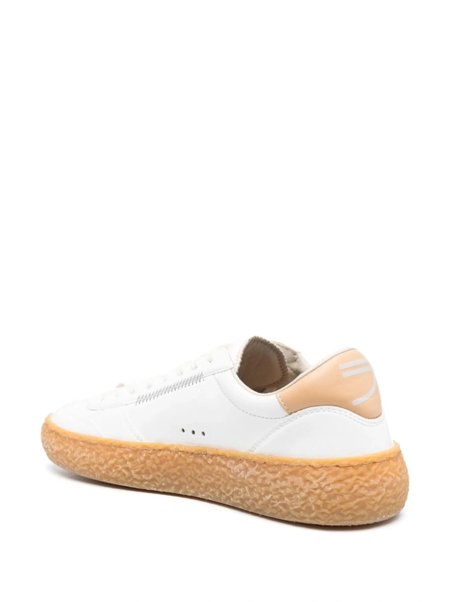 Sneakers PURAAI albi din poliuretan - Img 3