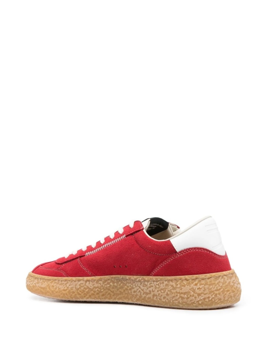 Sneakers PURAAI rosii din material textil - Img 3