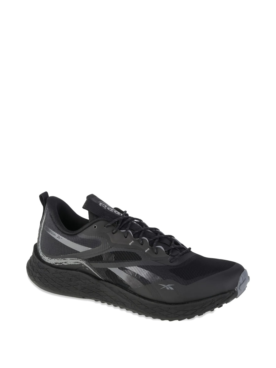 Sneakers Reebok negri din material textil - Img 2
