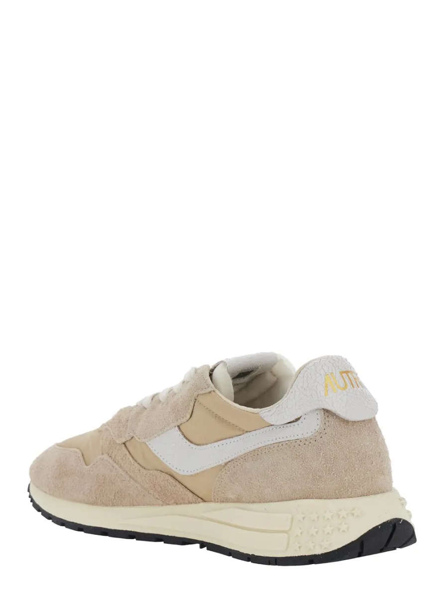 Sneakers 'Reelwind' Beige Sneakers with logo patch on the tongue in suede for men - Img 3