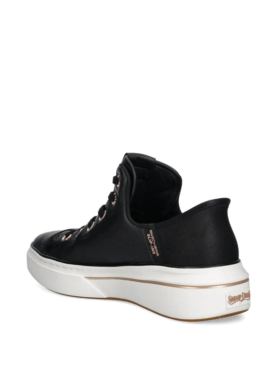 Sneakers SKECHERS negri din piele - Img 4