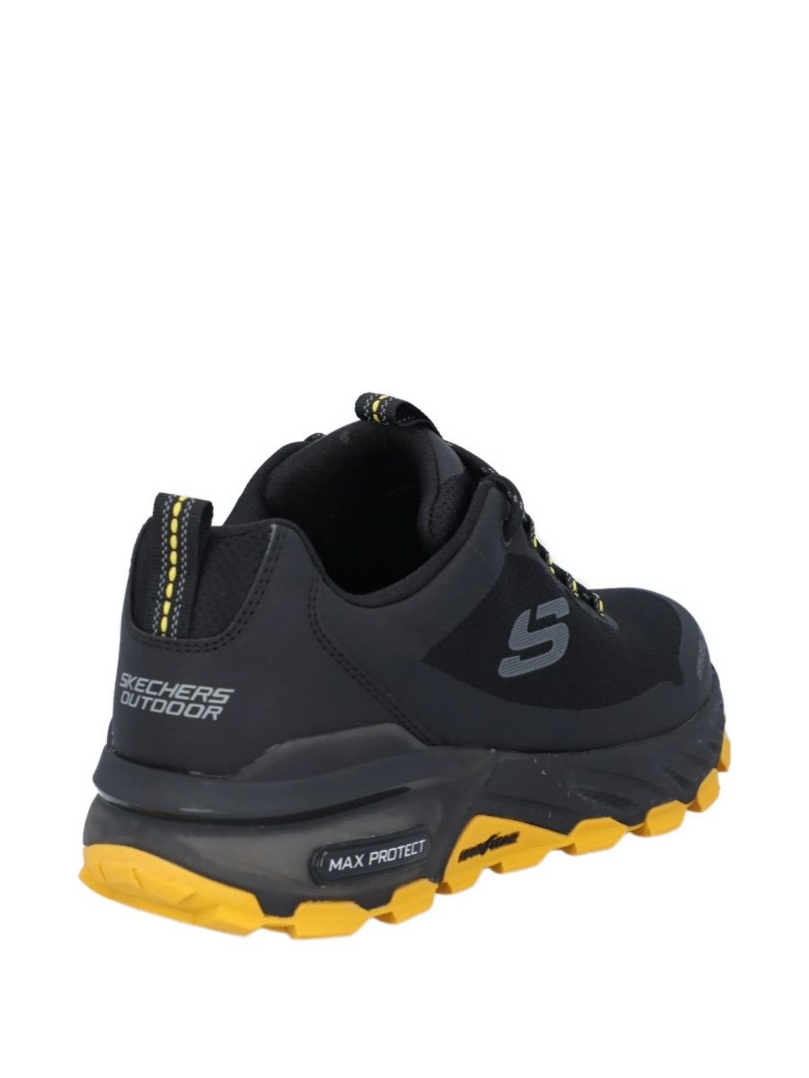 Sneakers SKECHERS negri din polyester si poliuretan - Img 4