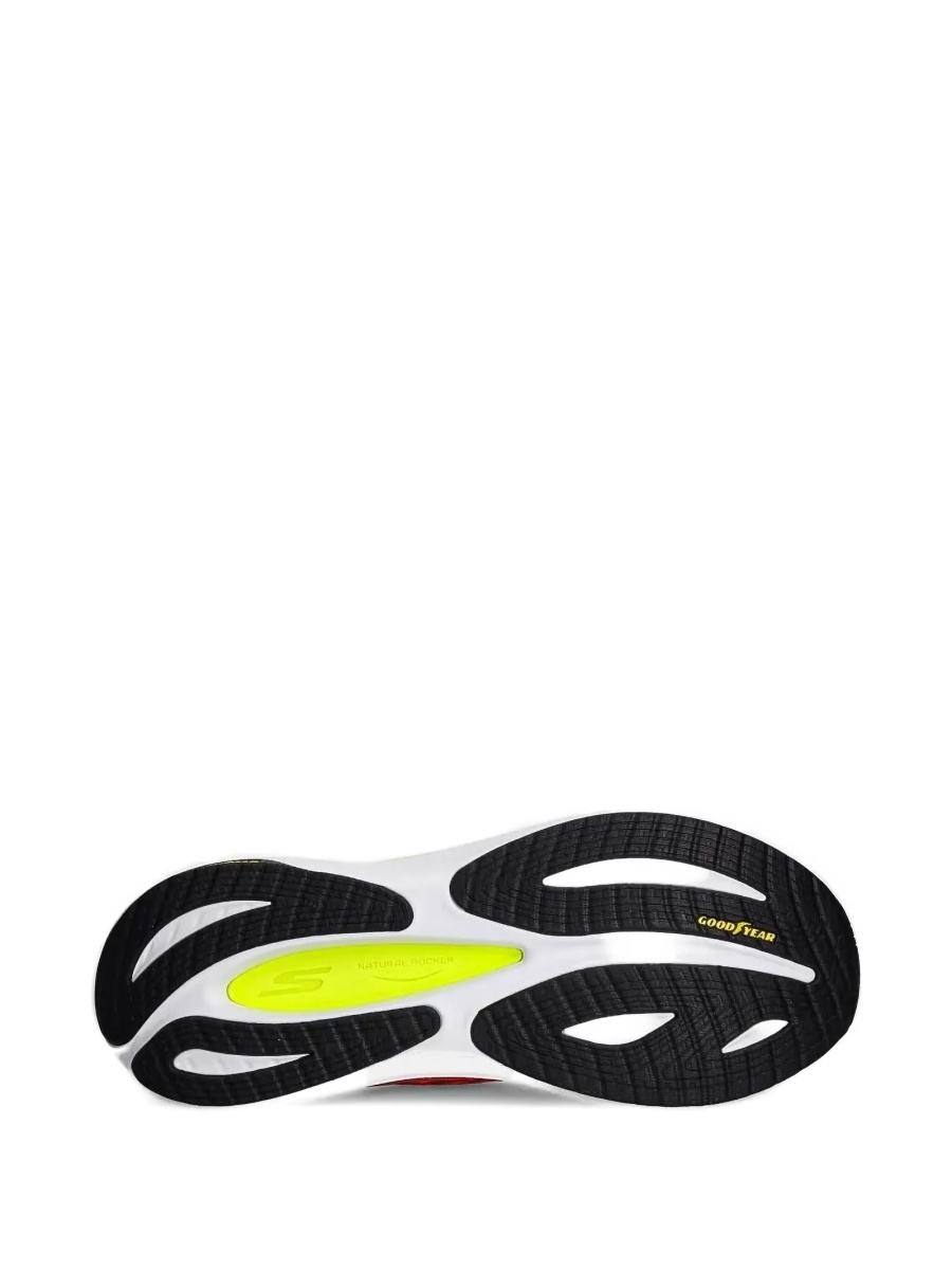 Sneakers SKECHERS portocalii din material textil - Img 4