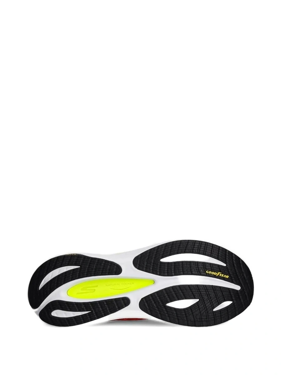 Sneakers SKECHERS portocalii din material textil - Img 4