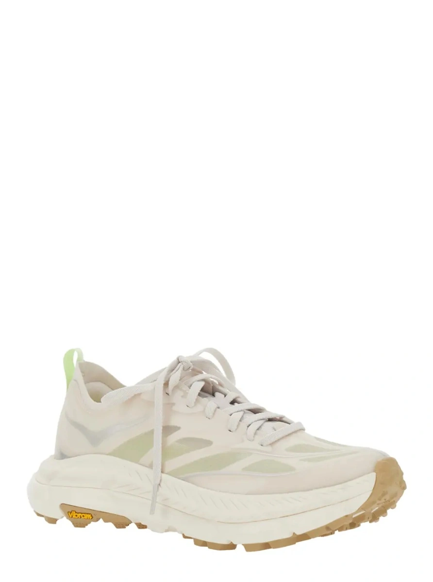 Sneakers Sneaker 'Mafate Speed 4 Lite' Low Top with Mesh Inserts in Tech Fabric White Unisex - Img 2