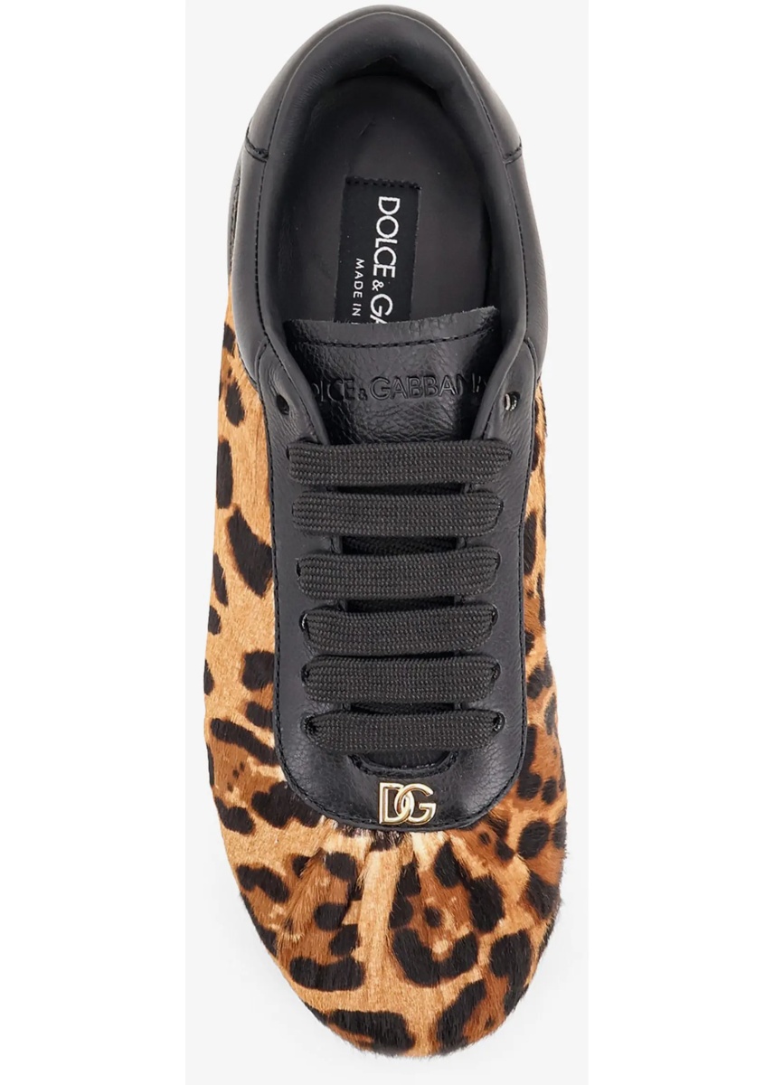 Sneakers Sneakers Ballet In Pony Hair Leopard Print - Img 5
