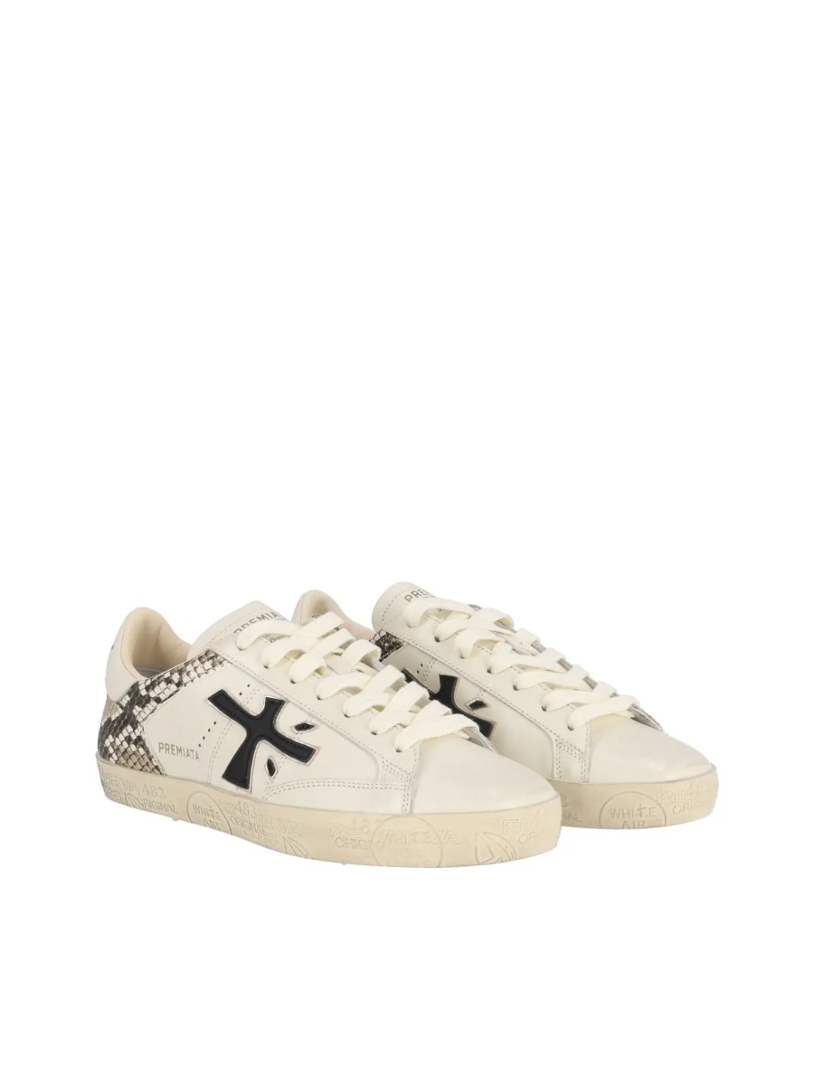Sneakers SNEAKERS STEVEND WHITE/PYTHON - Img 2