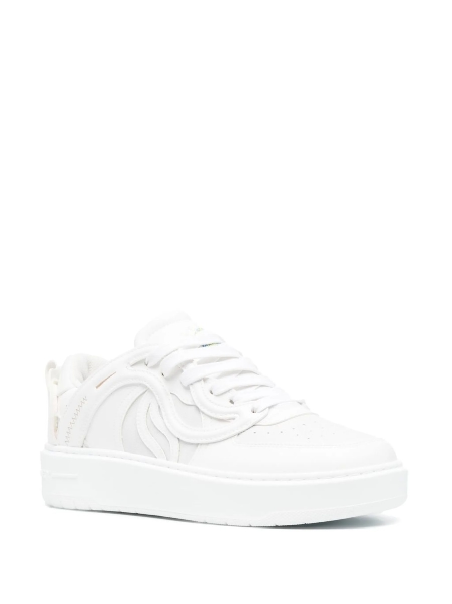 Sneakers Stella McCartney albi din piele eco - Img 2