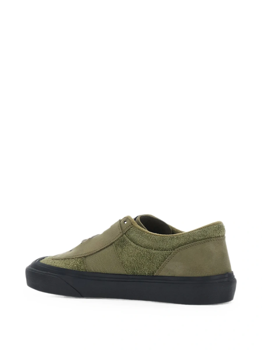 Sneakers Stone Island verzi din piele intoarsa - Img 7