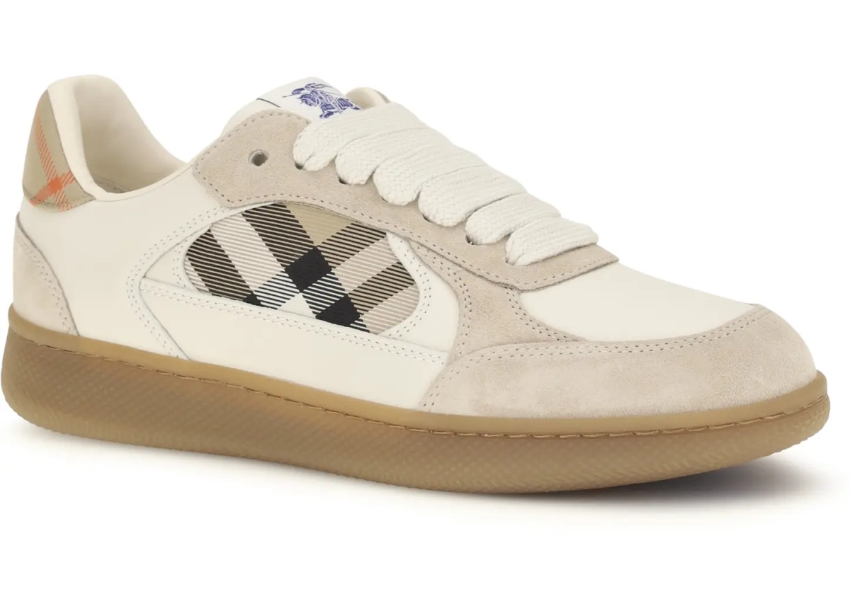 Sneakers Terrace leather and Check Sneakers - Img 2