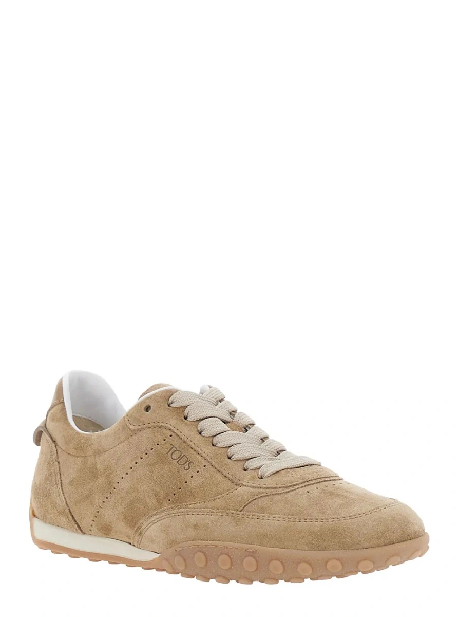 Sneakers TOD'S bej din piele intoarsa - Img 2