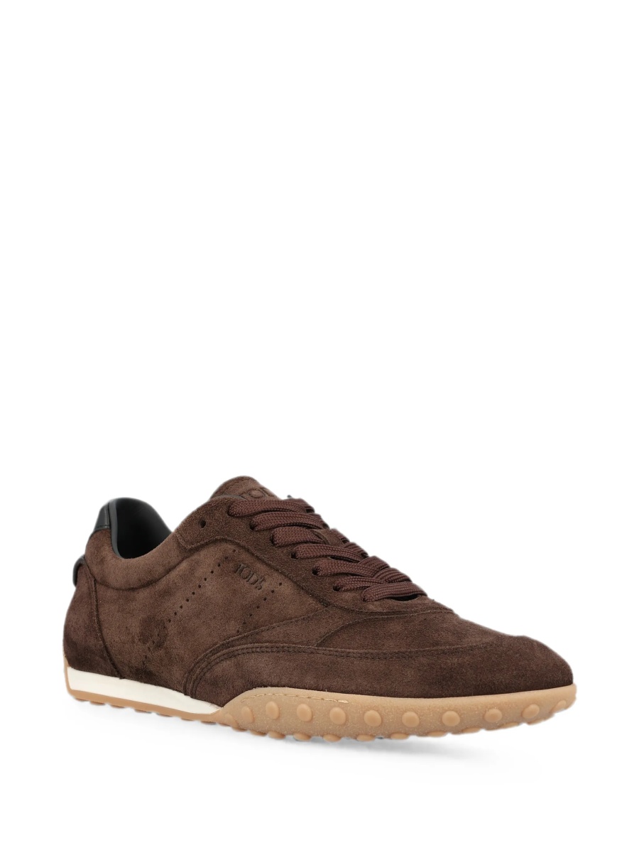 Sneakers TOD'S maro din piele intoarsa - Img 4