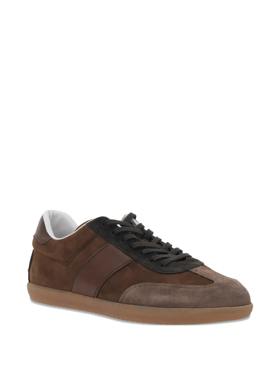 Sneakers TOD'S maro din piele intoarsa - Img 5