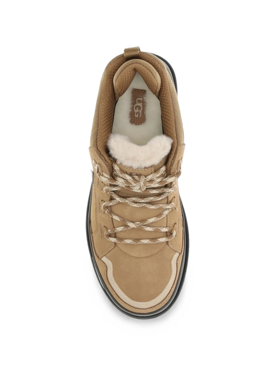 Sneakers UGG maro din piele intoarsa - Img 3