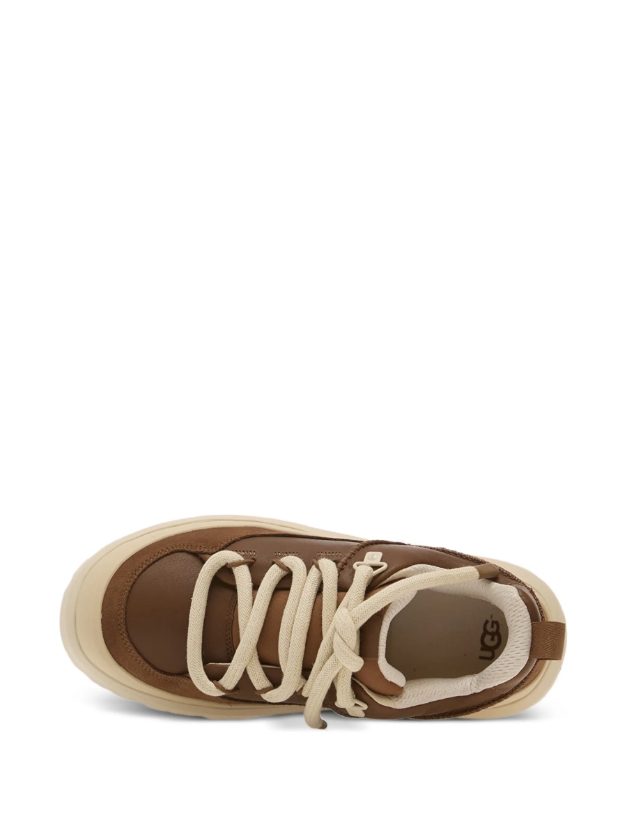 Sneakers UGG maro din piele - Img 4