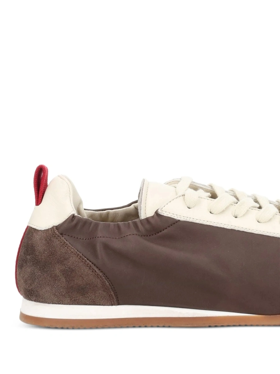 Sneakers UMA WANG maro din piele intoarsa si piele - Img 2