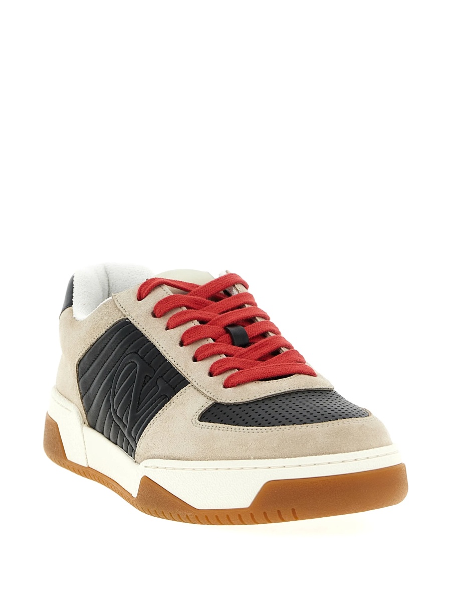 Sneakers Valentino Garavani neutri din piele - Img 2